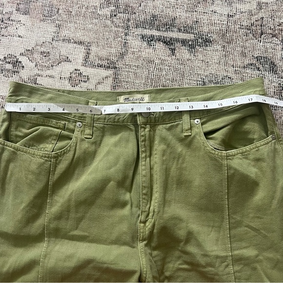 Madewell Green High-Waisted Baggy Jeans Size 33 - Picture 9 of 11